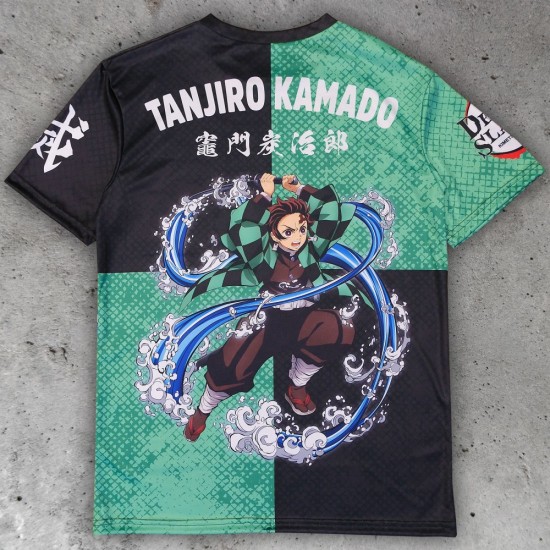 Demon Slayer All Over Printed t-paita: Tanjiro Kamado (unisex)