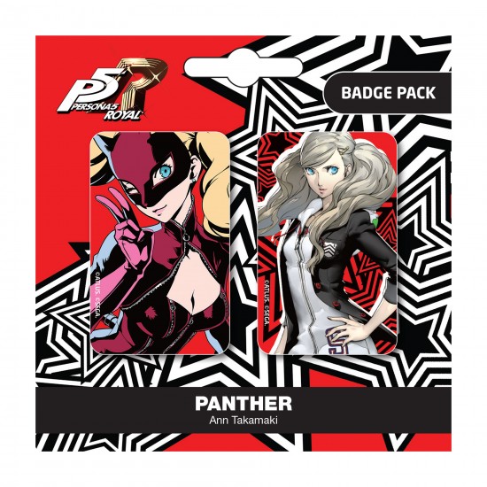 Persona 5 Royal Panther / Ann Takamaki rintamerkkit 2-setti