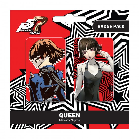 Persona 5 Royal Queen / Mokoto Niijima rintamerkkit 2-setti