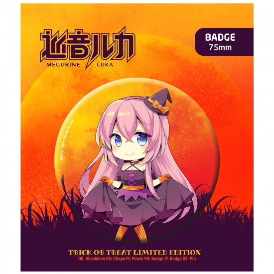 Virtual Artists: Halloween pinssi - Megurine Luka