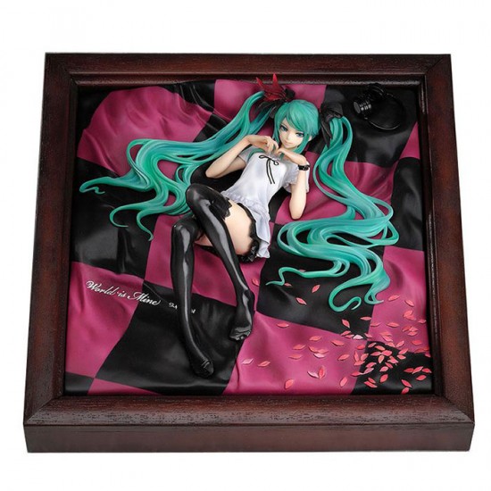 Miku Hatsune World is Mine Brown Frame 1/8 Scale Figure