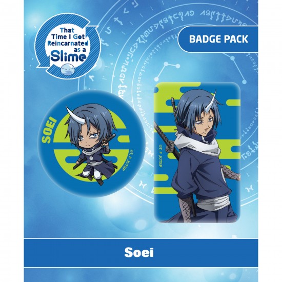 That Time I Got Reincarnated As A Slime (Tensei Shitara Suraimu Datta Ken) Soei rintamerkkit 2-setti