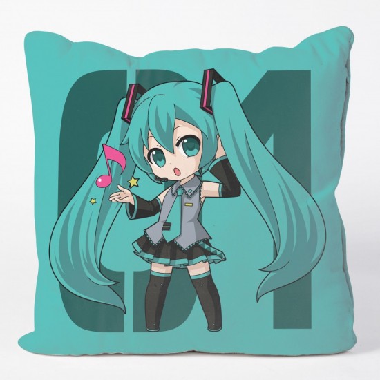 Virtual Artist: Hatsune Miku Cushion Cover