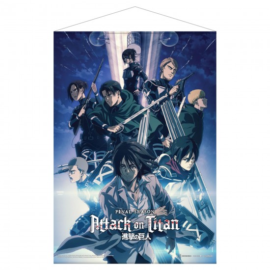 Attack on Titan: The Final Season Part 1, Key Visual 2 Fabric Wall Scroll