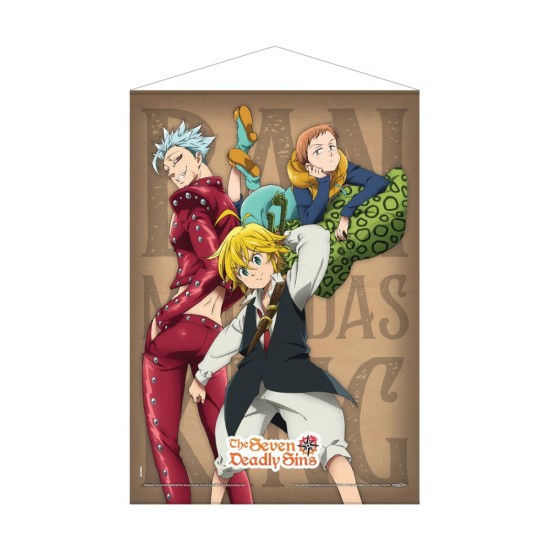 The Seven Deadly Sins: Ban, Meliodas & King kangasjuliste