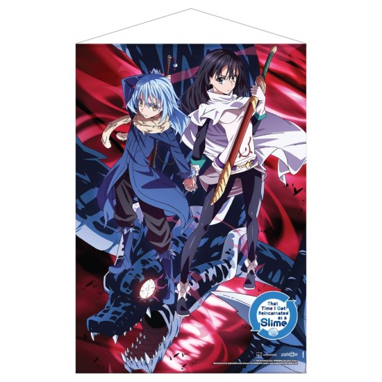 That Time I Got Reincarnated As A Slime: Rimuru, Shizue and Veldora The Storm Dragon kangasjuliste
