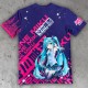 Hatsune Miku All Over Printed T-shirt: Expressive Vibes Unisex