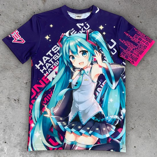 Hatsune Miku All Over Printed T-shirt: Expressive Vibes Unisex