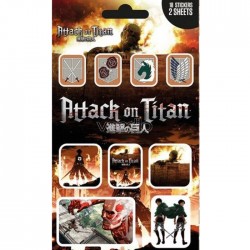 Attack on Titan Sticker Pack (18 Stickers)