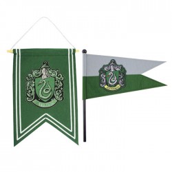 Harry Potter lippu ja viiri -setti: Slytherin