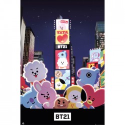 BT21Times Square Poster