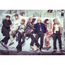 BTS Group Bed Poster