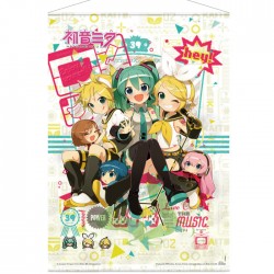 Virtual Singers: Hey! Piapro Characters Wallscroll 
